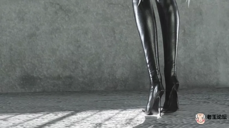 illustrious thigh high boots model preview 光辉高跟大腿靴模型预览 Iwara.mp4_0000.jpg