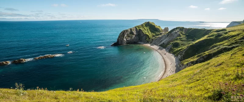 Dorset Durdle Door 海岸风景3440x1440壁纸_彼岸图网.jpg